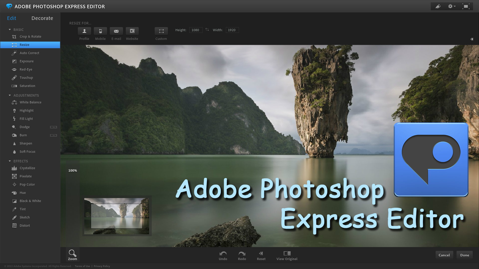 adobe photoshop express editor descargar gratis